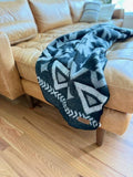 Andean Alpaca Wool Blanket - Shadow Mesa