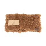 Faux Fur Women's Fashion Headband: Chocolate Brown