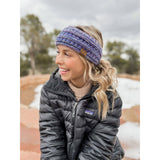 Four Tone Ribbed Knit Women's Fashion Ponytail Headband