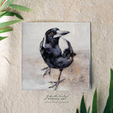 Magpie Curiosity - Greeting Card