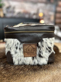 Cowhide Cosmetic Bath / Toiletries Bag