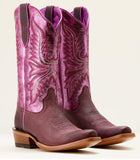 Ariat Ladies Futurity Flash Western Boot - CRIMSON GRAPE|MAGENTA SHINE 10053609