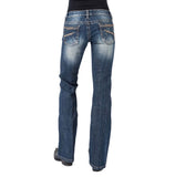 Stetson WOMEN'S JEANS 818 CONTEMPORARY BOOT CUT PIERCING POCKET - 54816385