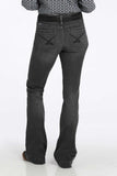 CINCH WOMEN'S MODERATE RISE LYNDEN SLIM TROUSER - BLACK