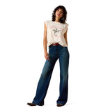Ariat ULTRA HIGH RISE PENELOPE WIDE LEG JEANS - LAKEWOOD 10073012