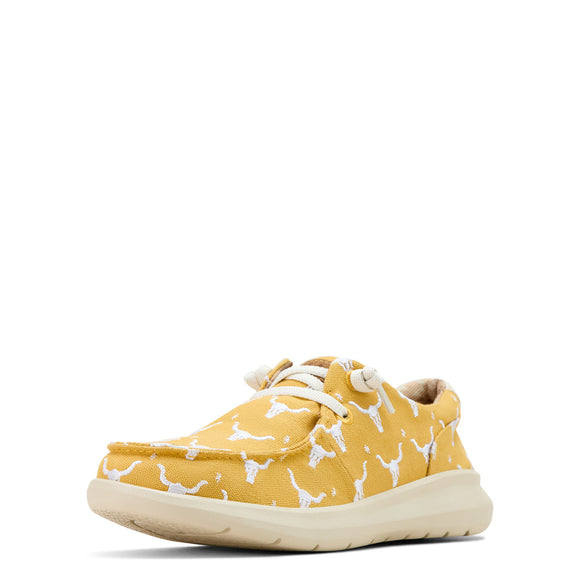 Ariat Women's Hilo Doodle - MUSTARD STEER HEADS
