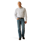 Ariat Wrinkle Free Olsen Classic Fit Shirt - Light Grey 10054828