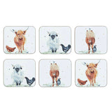 PADDOCK PALS ASSORTED 6PK COASTER
523041