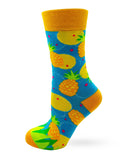 Prickly, But Sweet On The Inside Women's Pineapple Crew Sock