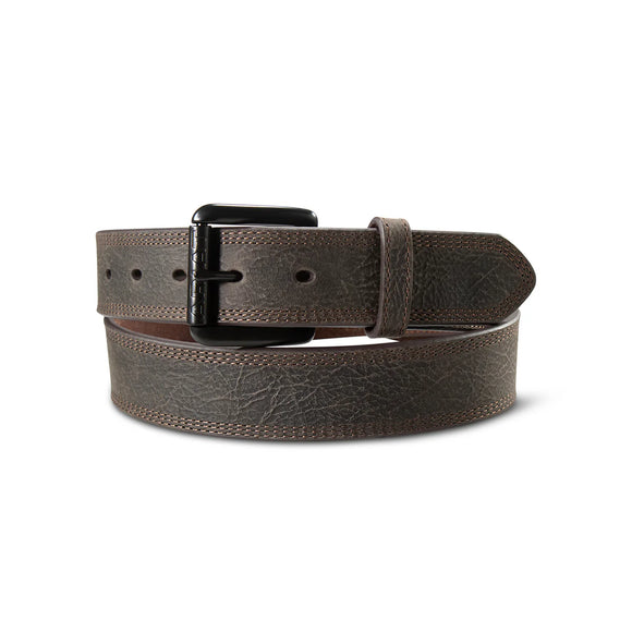 Ariat Men's Triple Stitch Work Belt - Dark Brown