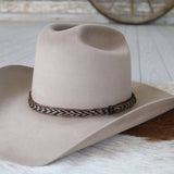 Genuine Horsehair 5 Strand Braided Hat Band - Buckskin
