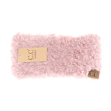 Faux Fur Women's Fashion Headband: Rose