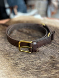 3.8cm wide Hobble belt with knife pouch