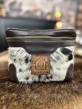 Cowhide Cosmetic Bath / Toiletries Bag
