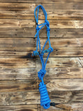 Beaded Rope Halter - Blue BRHB002