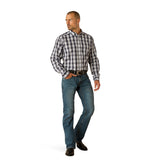 Ariat Wrinkle Free Ocean Classic Fit Shirt - Dark Blue 10054827
