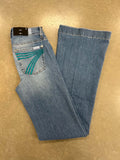 7 For All Mankind - Dojo 34in Leg - Aquamarine 7U300C49-AQM-23