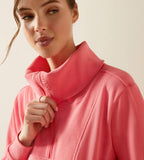 Ariat Fern 1/2 Zip Sweatshirt - CORAL PARADISE
