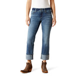 Ariat Perfect Rise Silvie Straight Leg Crop Jeans - GLENWOOD 10072962