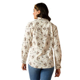 ARIAT WOMEN'S THRILLS N SPILLS THRILLING PRINT LONG SLEEVE SHIRT