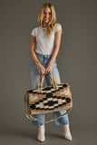 Cream, Black & Tan Western Duffel AOD5