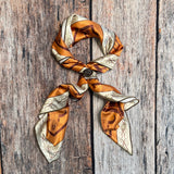 AVS837 WILD WEST PRINT SILK SCARF 36X36