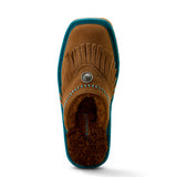 Ariat Women's Jackie Square Toe Exotic Slipper - Fringe