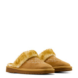Ariat Women's Jackie Square Toe Exotic Slipper - Chestnut Embroidery (AR2830-228)