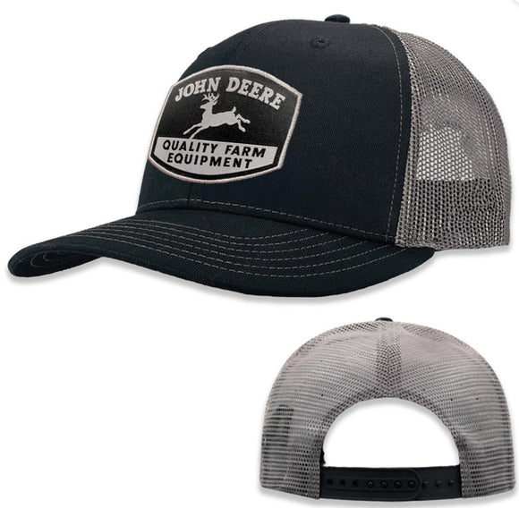 JD CHARCOAL/BLACK RETRO LOGO MESH BACK CAP (MOLINE 112 FIT)