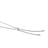 Annley Bolo Tie Necklace - Silver