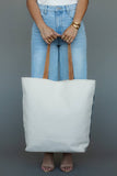 Lt. Blue, Cream & Tan Western Tote