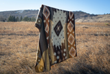 Andean Alpaca Wool Blanket - Mojave - Brown