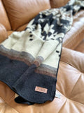 Andean Alpaca Wool Blanket - Moca