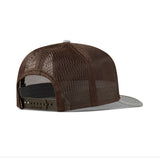 ARIAT GREY LEATHER PATCH HAT