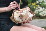 Patchwork Cowhide and Tooling Lthr Cosmetics Bag – AT64