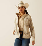 Ariat New Team Softshell Print Jacket - SANDSTONE SOUTHWEST PRINT
