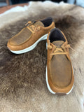 Ariat MEN'S BUCKEYE WATERPROOF SHOE - DUSTED WHEAT/CASHEW EMBOSS