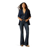 Ariat High Rise Alex Flare Jeans - Midnight