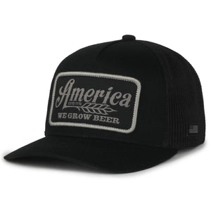We Grow Beer Hat-Black