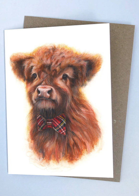 Wee Coo (Greeting Card) | Highland Cow Card