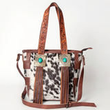 Tote Hair On Genuine Western Leather Women Bag -