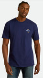 Ariat Men's Woven West T-Shirt - MEDIEVAL BLUE