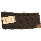 Solid Cable Knit CC Women's Fashion Headband