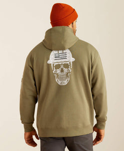 Rebar Roughneck Pullover Hoodie - DEEP LICHEN