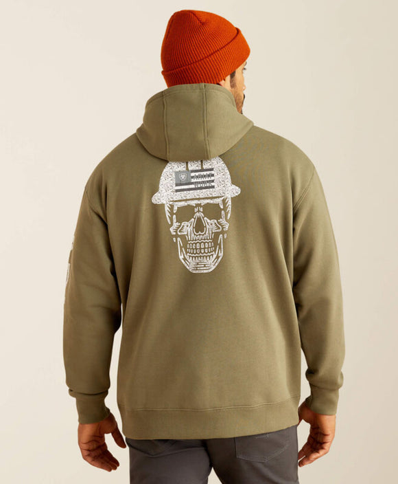 Rebar Roughneck Pullover Hoodie - DEEP LICHEN