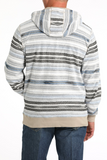 Cinch MEN'S BLANKET STRIPE HOODIE - MULTI