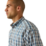 Ariat Men's Pro Series Team Phillip Classic Fit Shirt - 10071030 CORSAIR/WHITE
