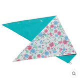 Carlee Double Sided Scarf - Turquoise/White Confetti Floral
SCF2633