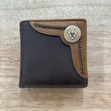 Ariat Bi-Fold Wallet - Two Toned Accent Overlay