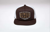 Kimes Ranch WOOD BLOCK Trucker Cap - WW Brown